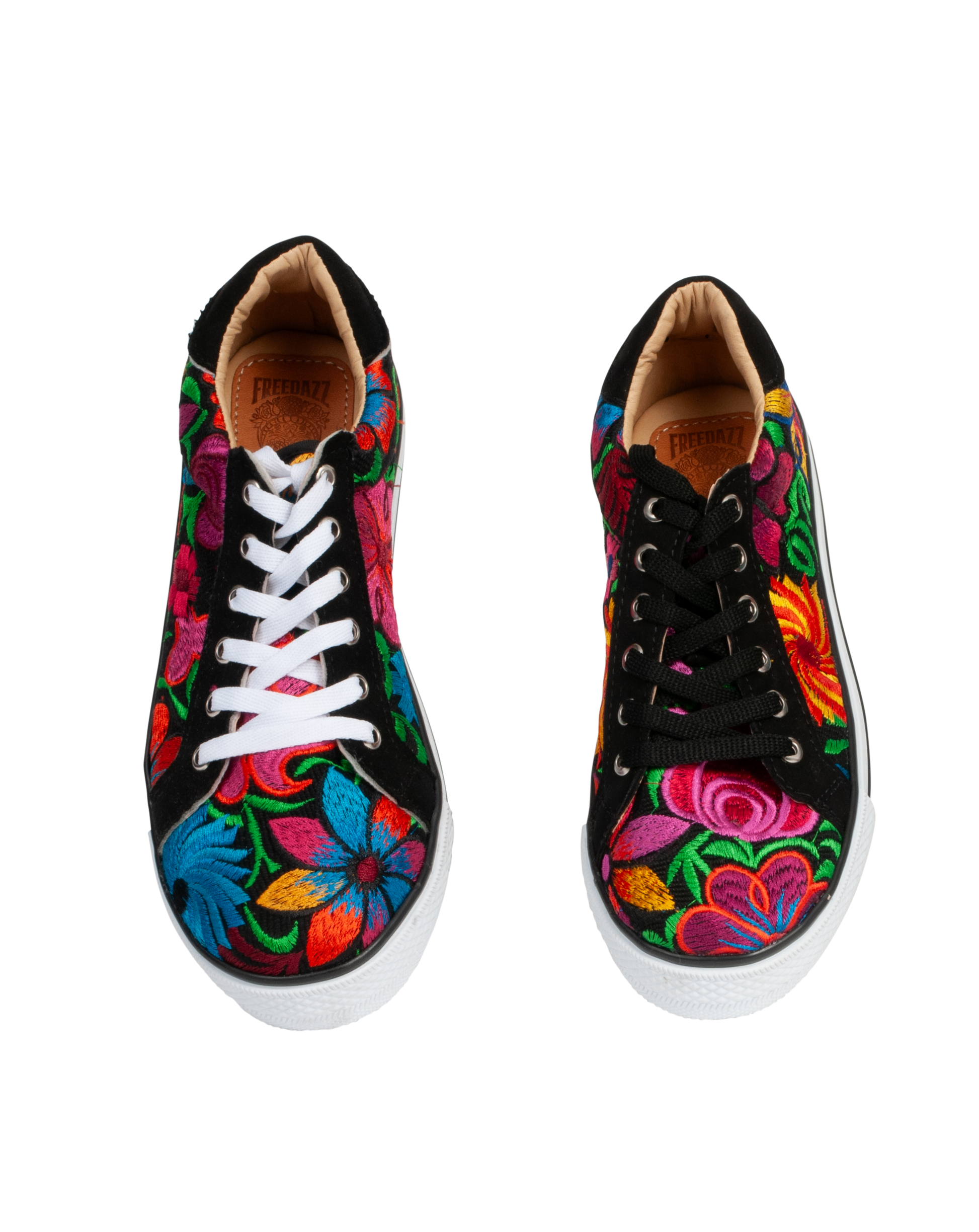 Freedazz Hand Embroidered Sneakers Footwear in Unisex Sizes Styles